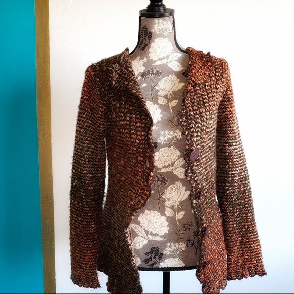 Vertigo Paris Open Knit Collard Sweater - Picture 5 of 7